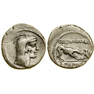 Rímska republika, denár, 45 pred n. l., Rím