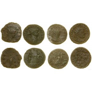 Roman Empire, set of 4 x antoninian coins, 3rd century.