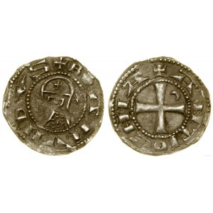 Križiaci, denár, okolo 1225-1250, Antiochia