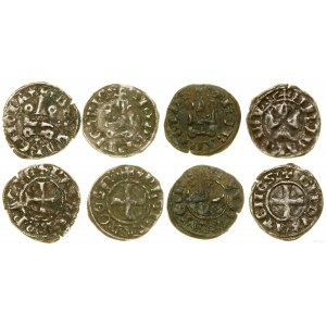Krzyżowcy, zestaw 4 x denar turoński