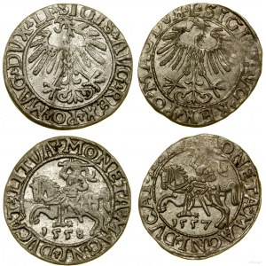 Poľsko, partia 2 x polpenny, 1557, 1558, Vilnius