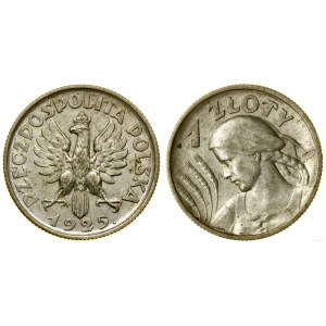 Polska, 1 złoty, 1925, Londyn