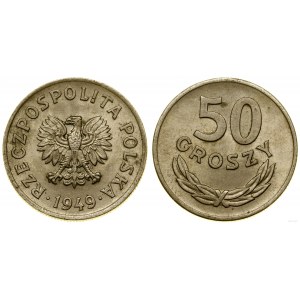 Polska, 50 groszy, 1949, Kremnica