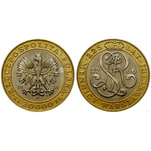 Poland, 20,000 zloty, 1991, Warsaw