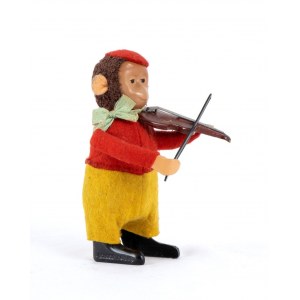 Violin playier monkey