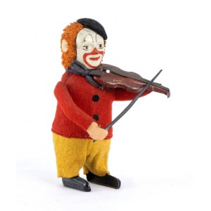 Clown violin player