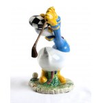 DISNEY ceramic Zaccagnini, golfer Donald Duck