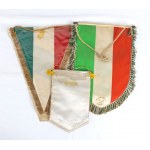 Football, Italy, lot of three pennants