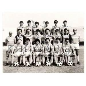 Football, Italy, NAPOLI Football Club photo with autographs 1984-85