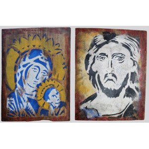 WOJCIECH KORONKIEWICZ, KRISTUS, MATKA BOŽÍ - DIPTYCH