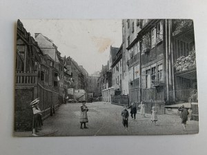 POSTCARD BRESLAU BRESLAU ALTE OHLE STREETS, CHILDREN PRE-WAR 1917