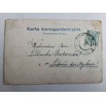 POSTKARTE POLNISCH MALEREI BATOWSKI BRIEFMARKE LVOV BRIEFMARKE VORKRIEG 1900