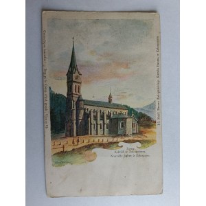 POSTCARD ZAKOPANE NEW CHURCH PRE-WAR 1914