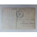 POCZTÓWKA CZĘSTOCHOWA DOM W KSIĘCIA PRZEDWOJENNA 1915 R