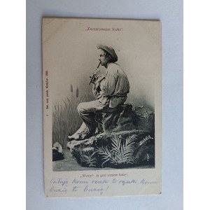 POCZTÓWKA MALARSTWO POLSKIE GÓRAL ZACZAROWANE KOŁO PRZEDWOJENNA 1902 R
