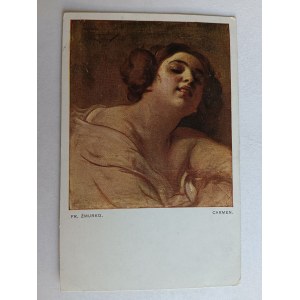 POCZTÓWKA MALARSTWO POLSKIE ŻMURKO CARMEN AKT PRZEDWOJENNA 1922 R