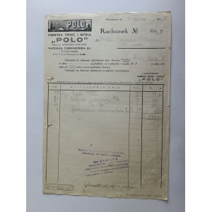 BILL WARSAW PRZEWORSK POLO CANDLE FACTORY SOAP FACTORY PRE-WAR 1934