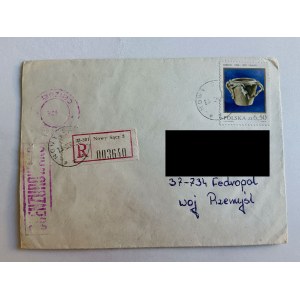 KOPERTA PRL CENZURA STAN WOJENNY 1982 R FEDROPOL PRZEMYŚL