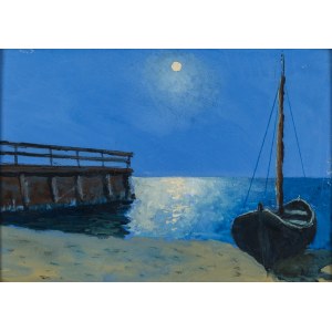 Soter Jaxa-Malachowski (1867 - 1952), Moonlight.