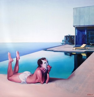 RAFAŁ KNOP, MADAME X Z CYKLU SWIMMING POOL, 2018