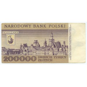 200.000 Zloty 1989 - Serie D
