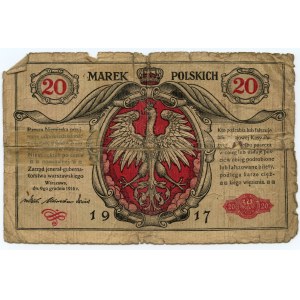 20 polských marek 1916 - Obecné - A