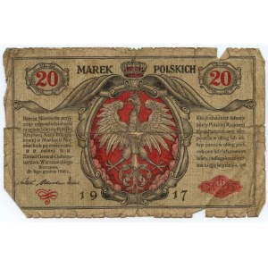 20 Polnische Mark 1916 - allgemein - A
