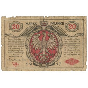 20 polských marek 1916 - Obecné - A