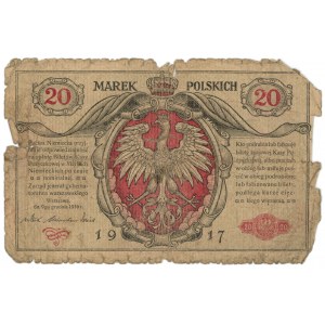 20 Polnische Mark 1916 - Allgemein - A