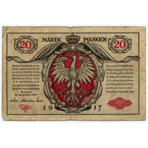 20 marek polskich 1916 - jenerał - seria A