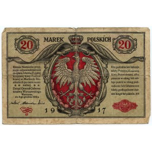 20 polských marek 1916 - obecné - série A