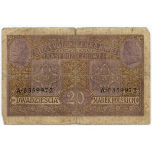 20 poľských mariek 1916 - všeobecné - séria A