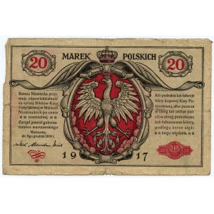 20 marek polskich 1916 - jenerał - seria A