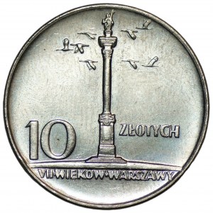 10 zloty 1966 - Small column