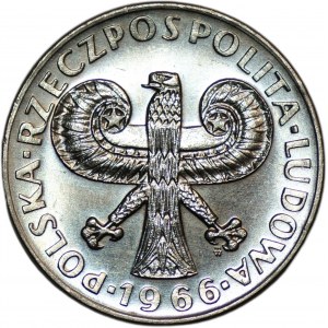 10 zloty 1966 - Small column