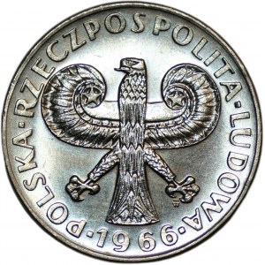 10 zlotých 1966 - Malý sloupec