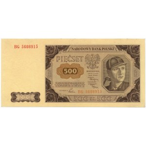 500 złotych 1948 - seria BG
