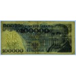 100.000 złotych 1990 - seria BE - Bardzo RZADKIE