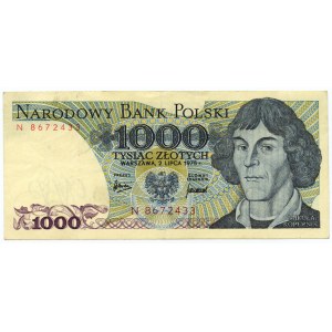 1.000 złotych 1975 - seria N - Bardzo RZADKIE