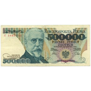 500.000 PLN 1990 - Serie E