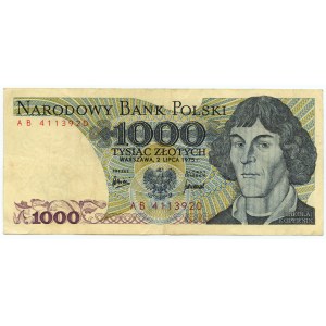 1 000 PLN 1975 - řada AB