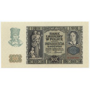 20 Zloty 1940 - Serie O