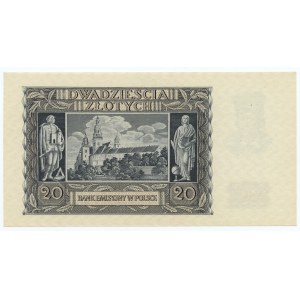 20 zloty 1940 - Serie O
