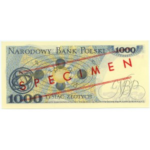 1,000 zl 1979 - Serie BM 0000000 - MODELL / SPECIMEN Nr.1713*