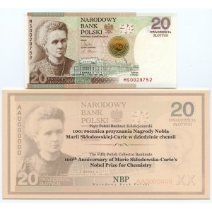 20 złotych 2011 - Maria Skłodowska-Curie