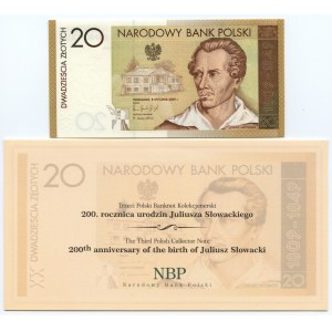 20 złotych 2009 - Juliusz Słowacki