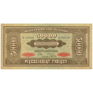 50.000 Polnische Mark 1922 - Serie B