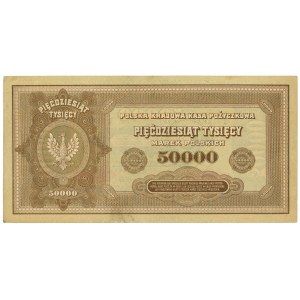 50.000 Polnische Mark 1922 - Serie B