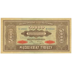 50 000 polských marek 1922 - série B