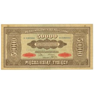 50 000 polských marek 1922 - série A